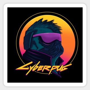 Cyberpug Sticker